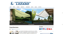 Desktop Screenshot of carpinteriametalicalozano.com